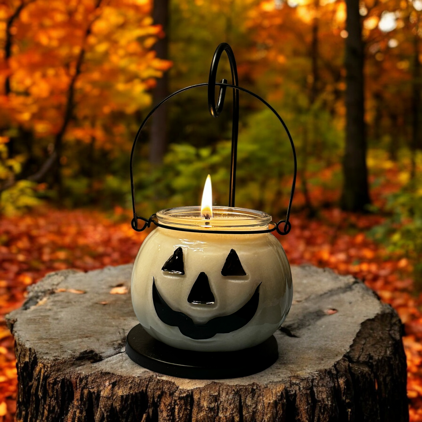 13 oz Autumn Pumpkin Glass Candle