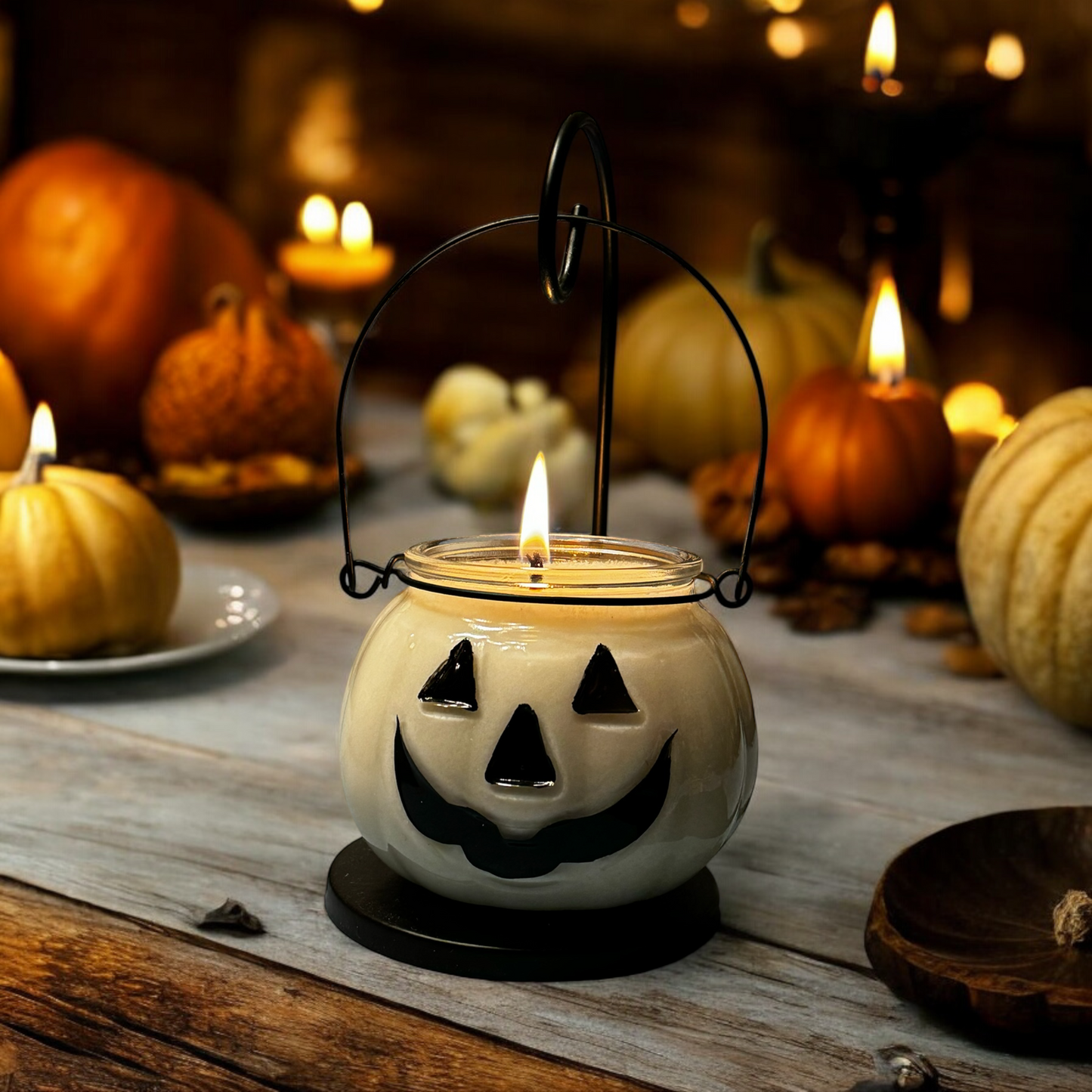 13 oz Autumn Pumpkin Glass Candle