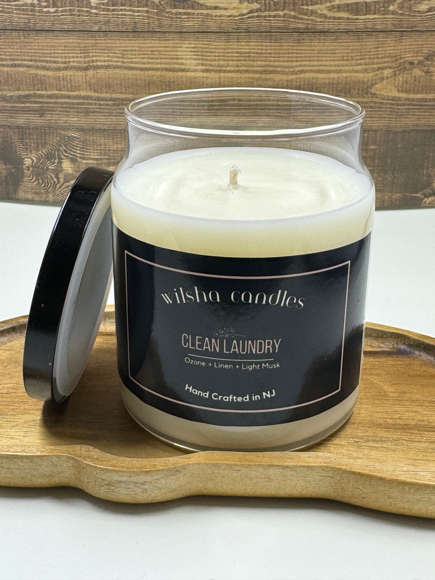 Handcrafted Clean Laundry Candle | Hand Poured Natural Soy Wax | Aromatherapy Candle for Relaxation